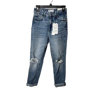 NWT - Zara Women's High Ankle Length Jeans. Size 2
